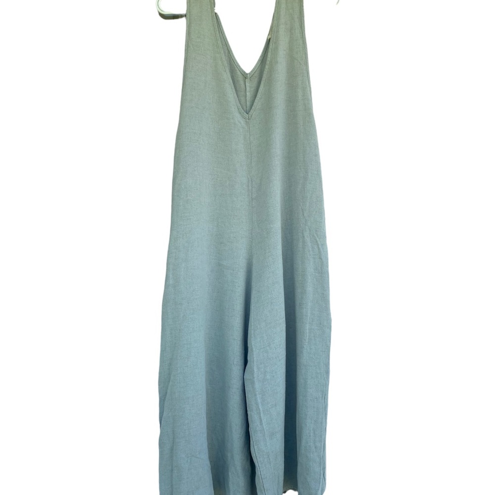 Free People, Billabong, RipCurl,Fantastic Fawn Sage Green Jumpsuit size L
